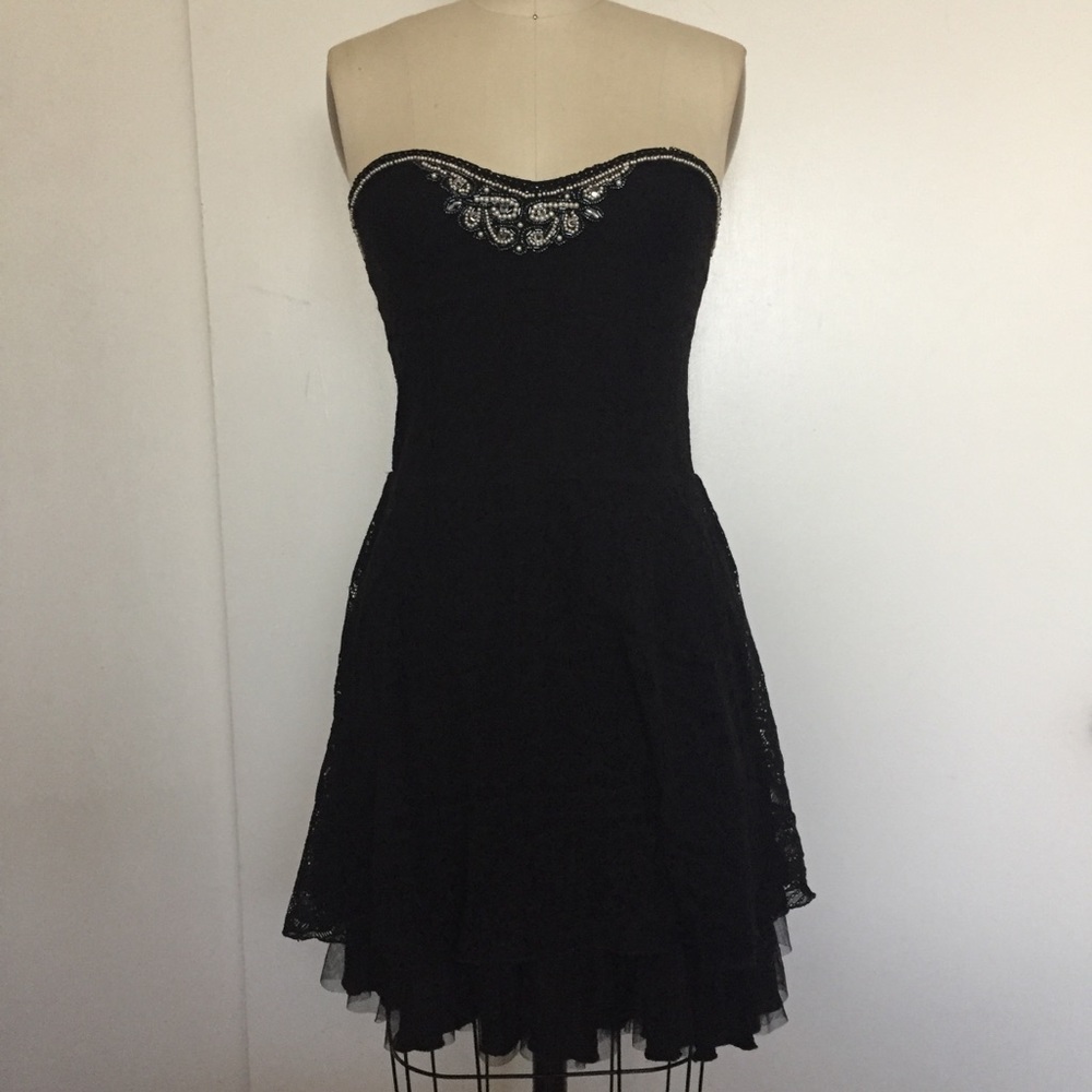 Free People Strapless Lace Dress